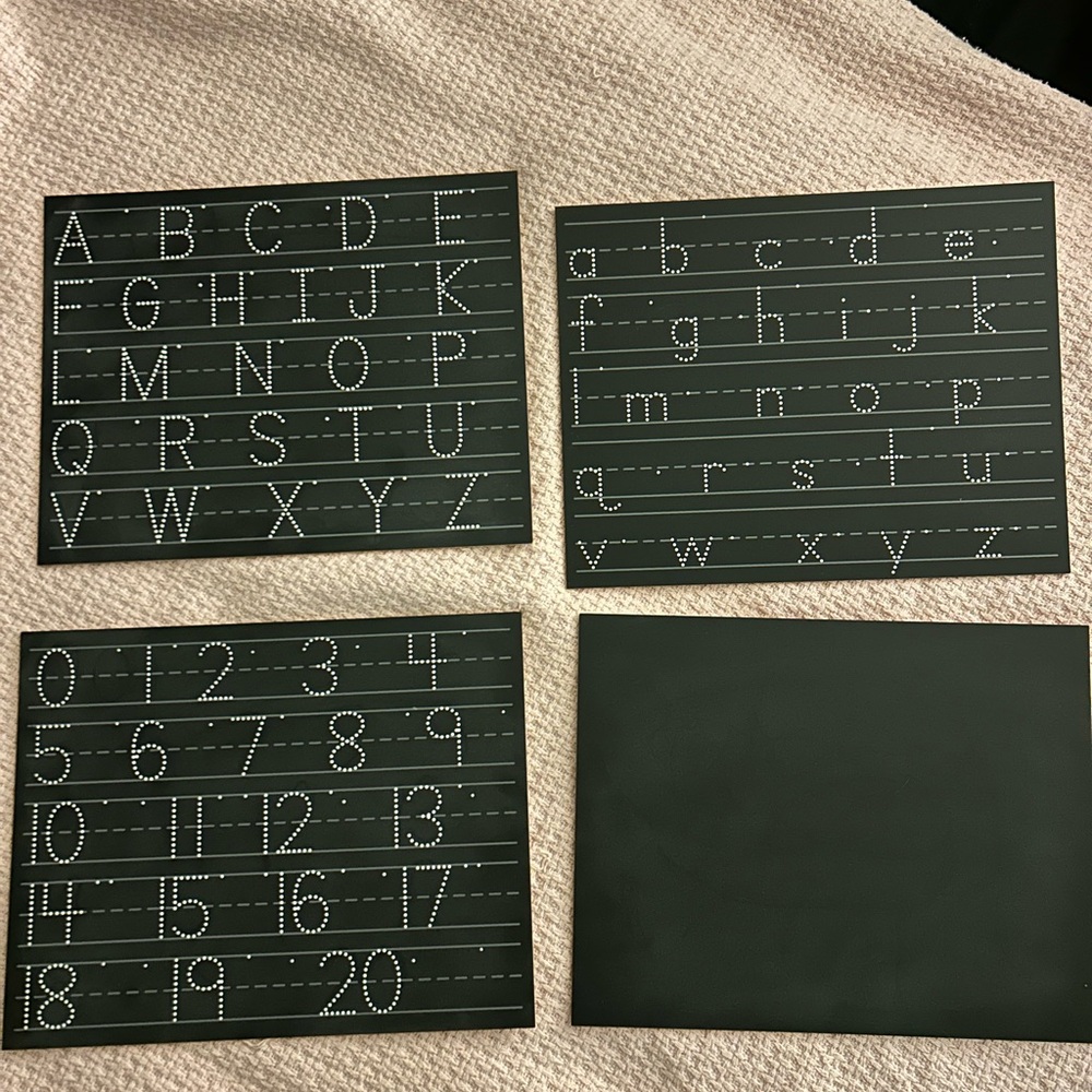 Set of 4 chalkboards